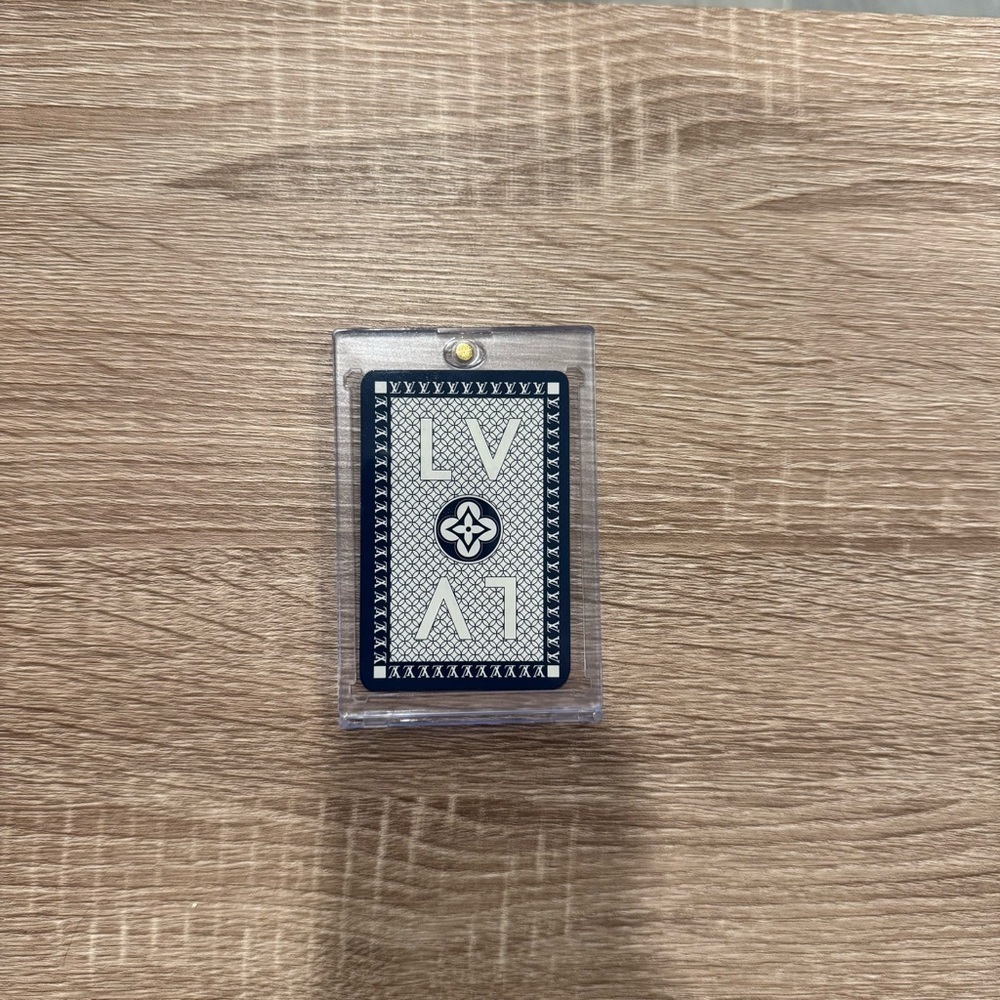 Louis Vuitton Monogram Playing Card In Case, Joker On Blue And White Card - Picture 5 of 5